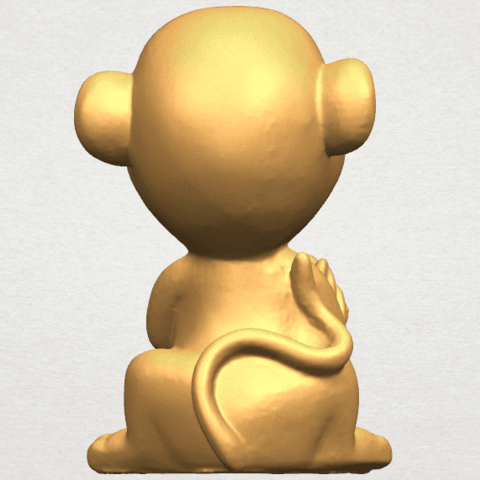 Download free 3D printing templates Cute Monkey ・ Cults